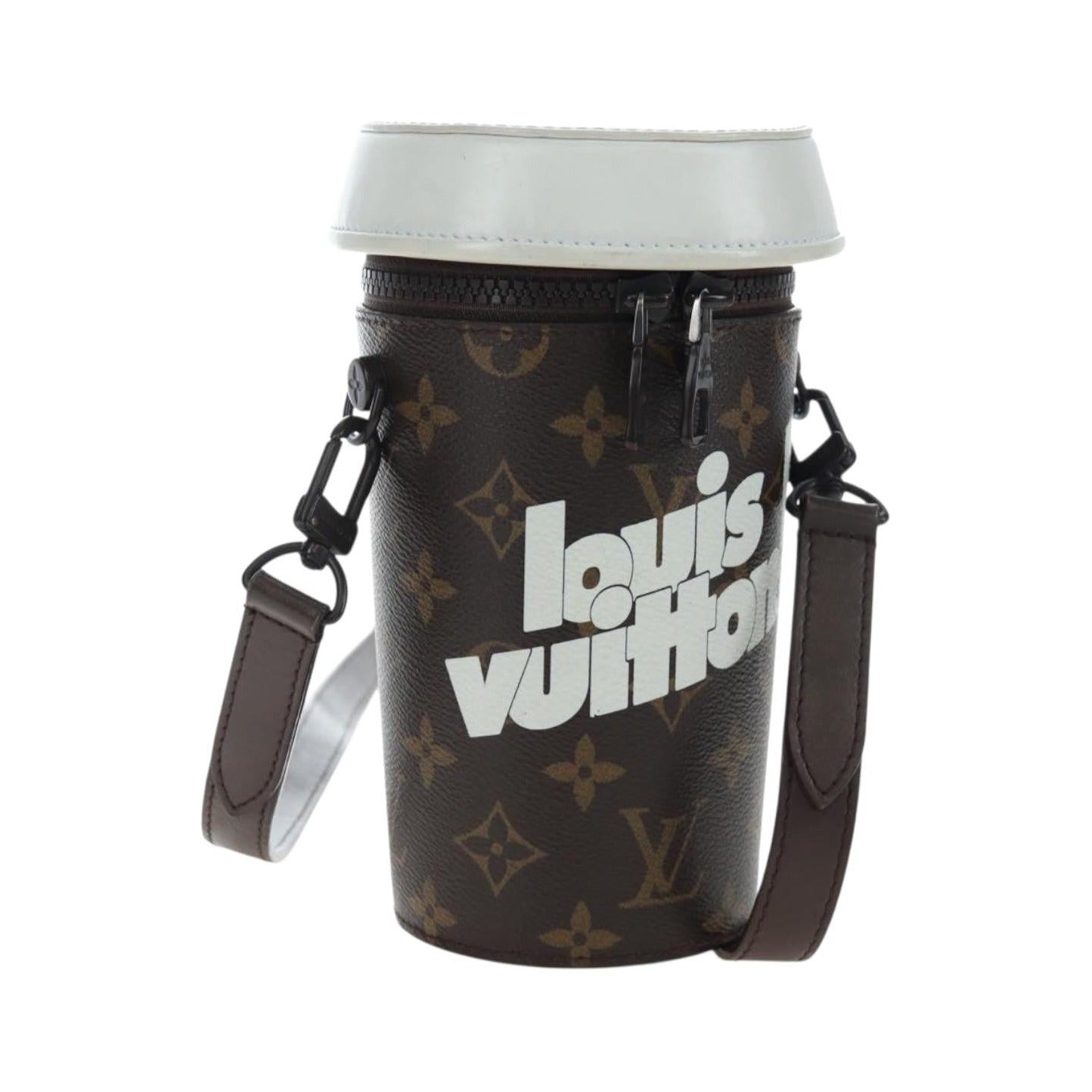 Louis Vuitton Coffee Cup Convertible Everyday Signature Vintage Monogram Canvas, Brown, Canvas, Shoulder Bag