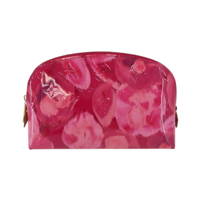 Louis Vuitton Cosmetic Case Limited Edition Monogram Vernis Ikat, Pink, Patent Leather, Toiletry Case