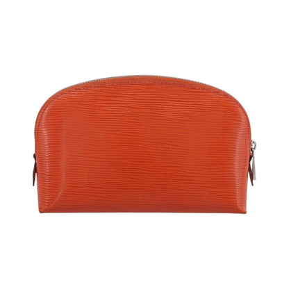 Louis Vuitton Cosmetic Epi Leather, Orange, Leather, Clutch