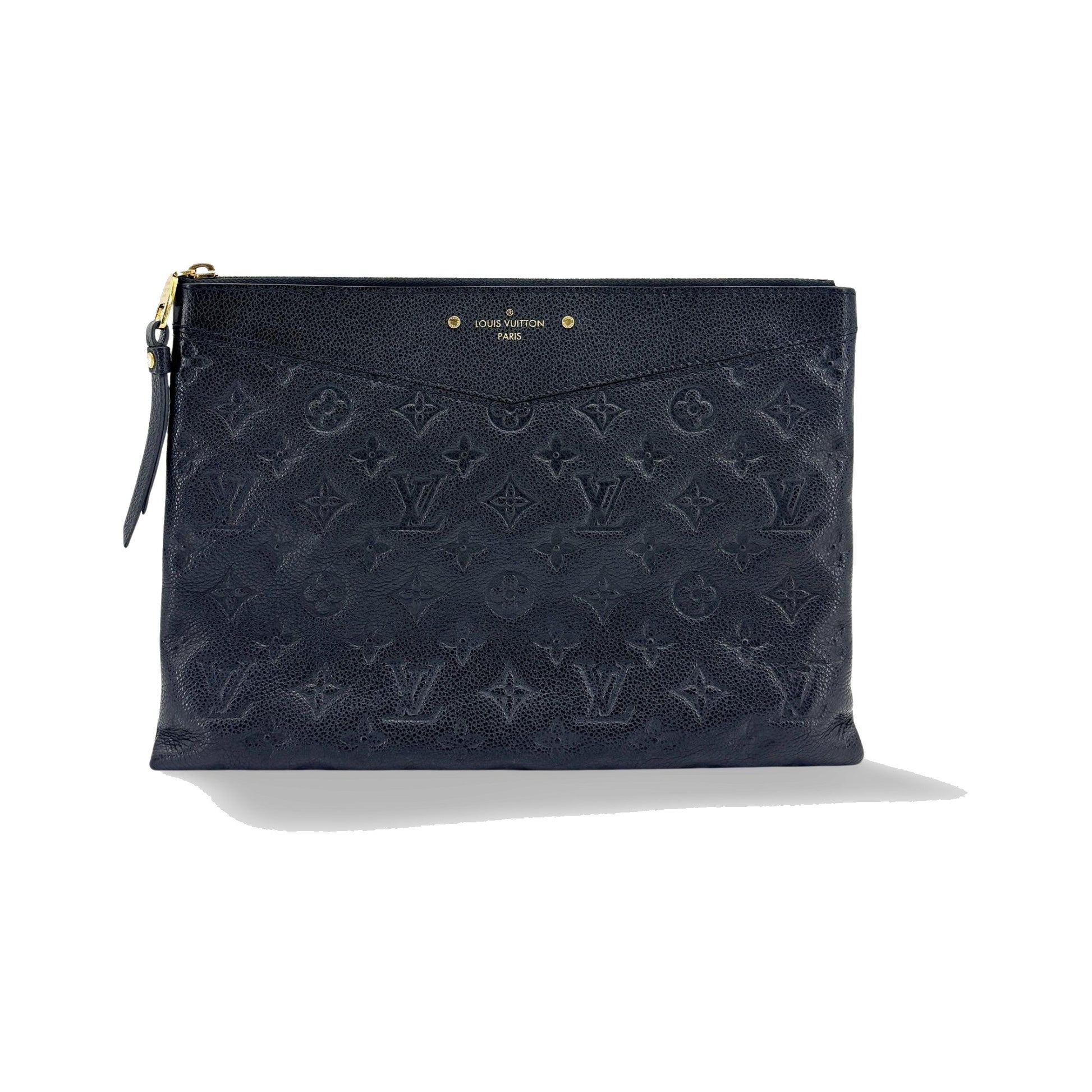 Louis Vuitton Cosmetic Pouch NM Monogram Canvas, Navy, Leather, Toiletry Case