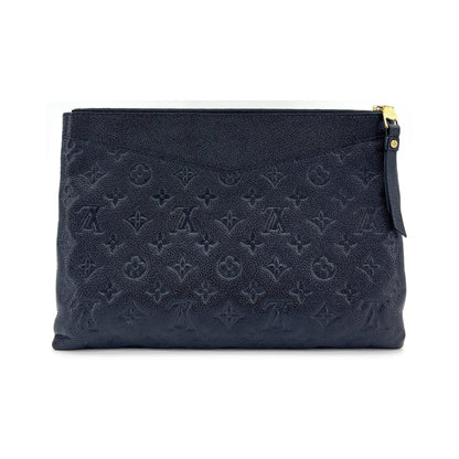 Louis Vuitton Cosmetic Pouch NM Monogram Canvas, Navy, Leather, Toiletry Case