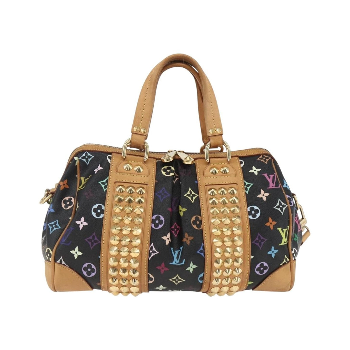 Louis Vuitton Courtney Monogram Multicolor, Black, Canvas, Handbag