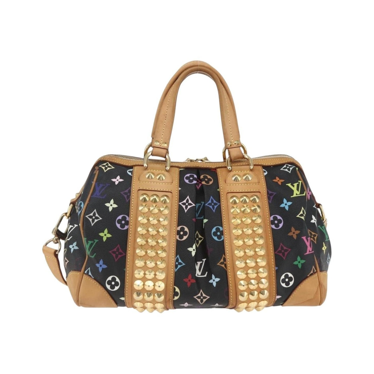 Louis Vuitton Courtney Monogram Multicolor, Black, Canvas, Handbag