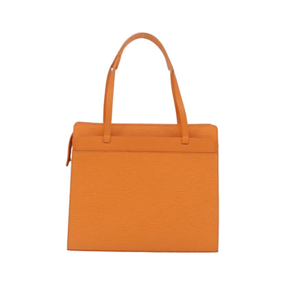 Louis Vuitton Croisette Damier with Braided Detail, Orange, Leather, Tote Bag