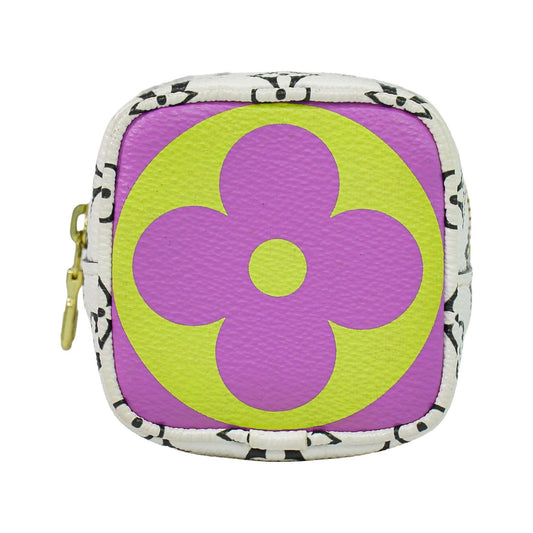 Louis Vuitton Cube Coin Purse Limited Edition Colored Monogram Giant, Multicolour, Canvas, Clutch