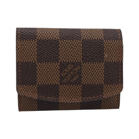 Louis Vuitton Cuff Case Monogram Damier, Brown, Canvas, Wallet