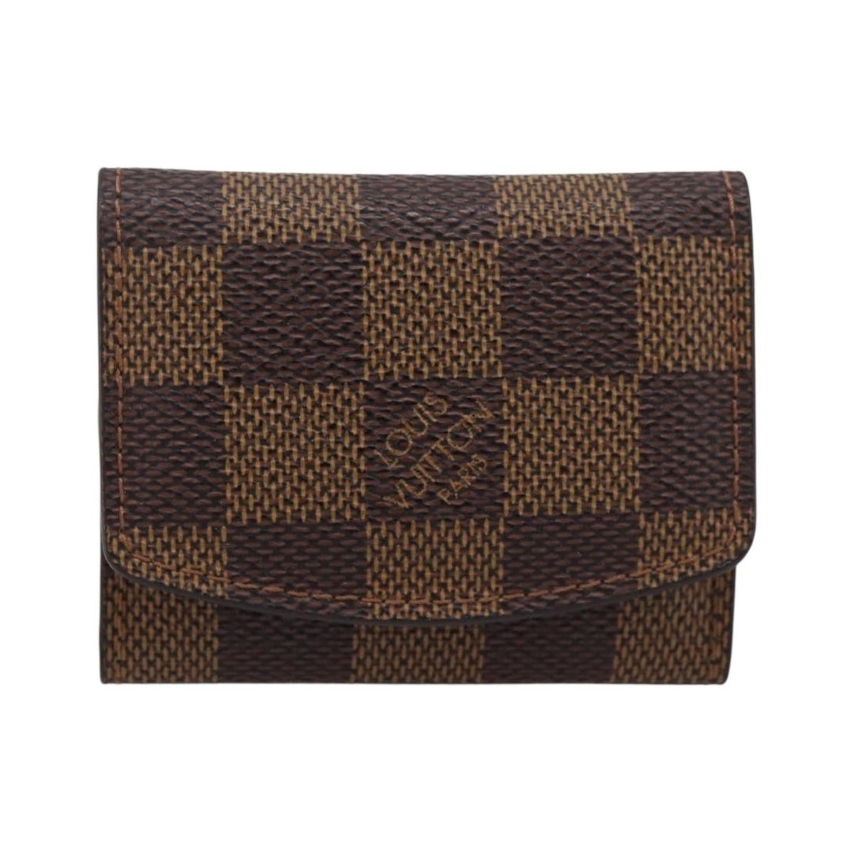 Louis Vuitton Cuff Case Monogram Damier, Brown, Canvas, Wallet