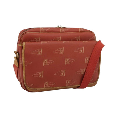Louis Vuitton Cup Calvi Messenger Coated Canvas, Red, Canvas, Shoulder Bag