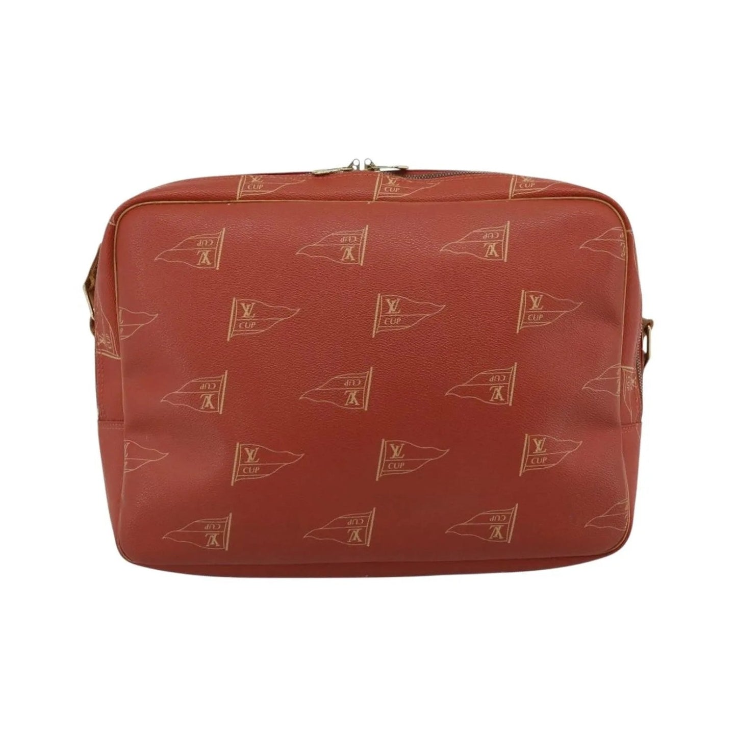 Louis Vuitton Cup Calvi Messenger Coated Canvas, Red, Canvas, Shoulder Bag