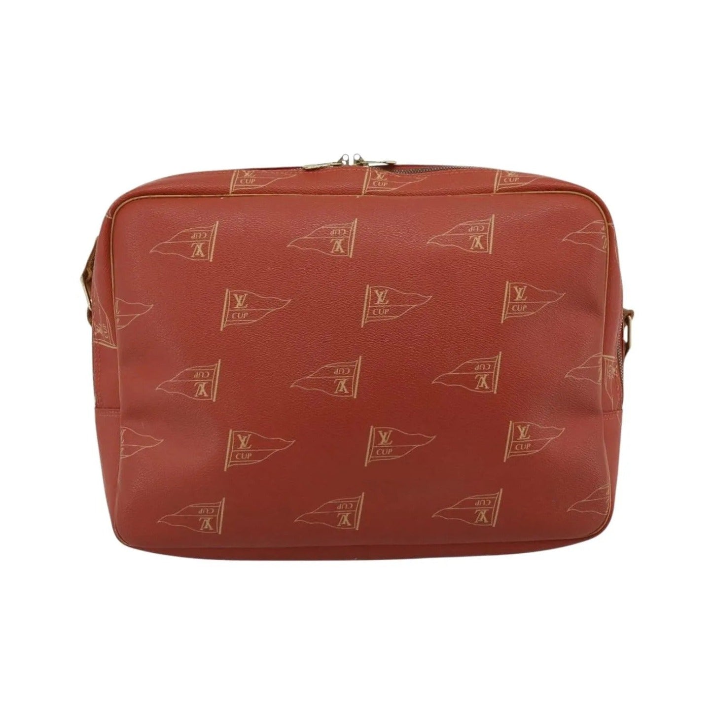 Louis Vuitton Cup Calvi Messenger Coated Canvas, Red, Canvas, Shoulder Bag