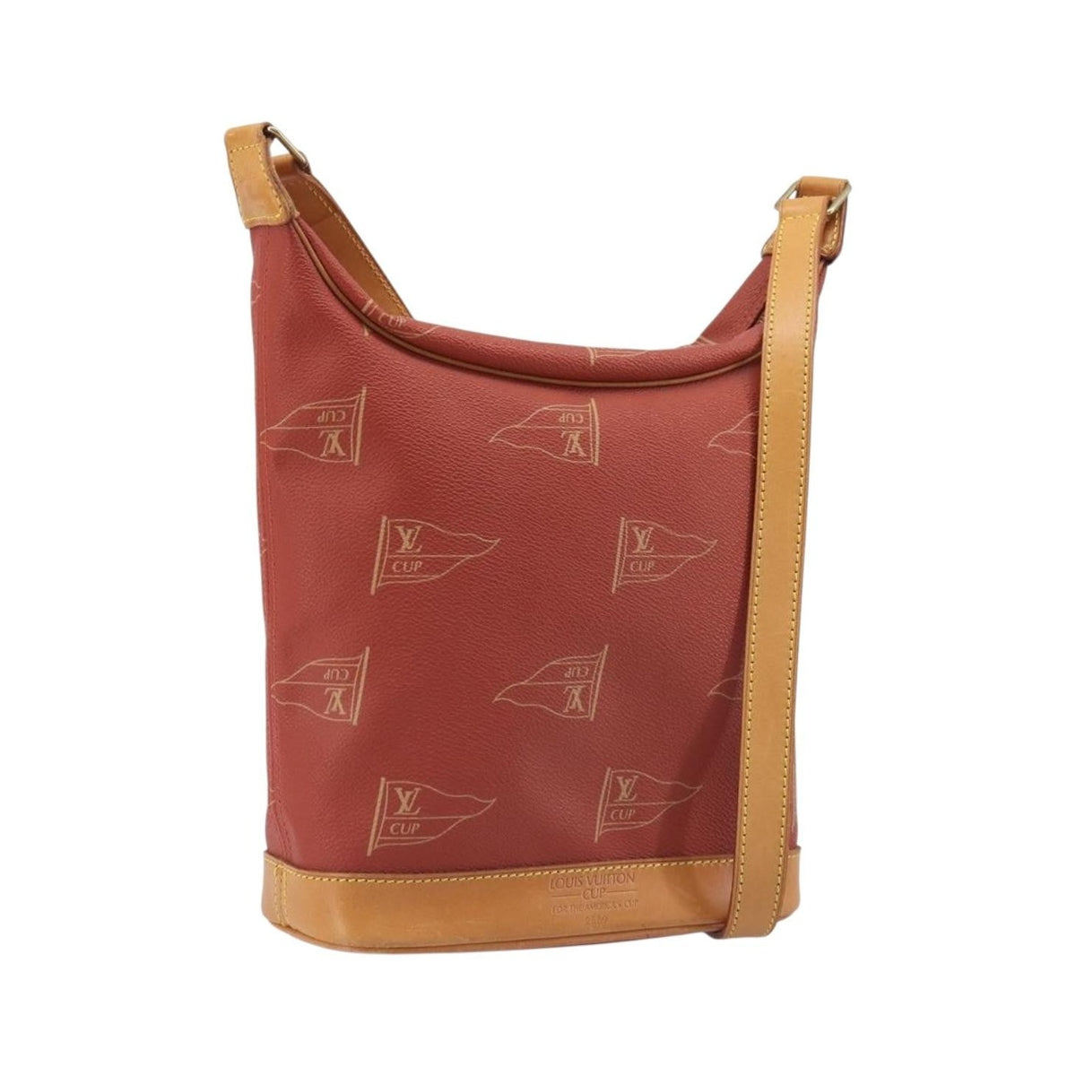 Louis Vuitton Cup le touquet Cup Canvas, Red, Canvas, Shoulder Bag
