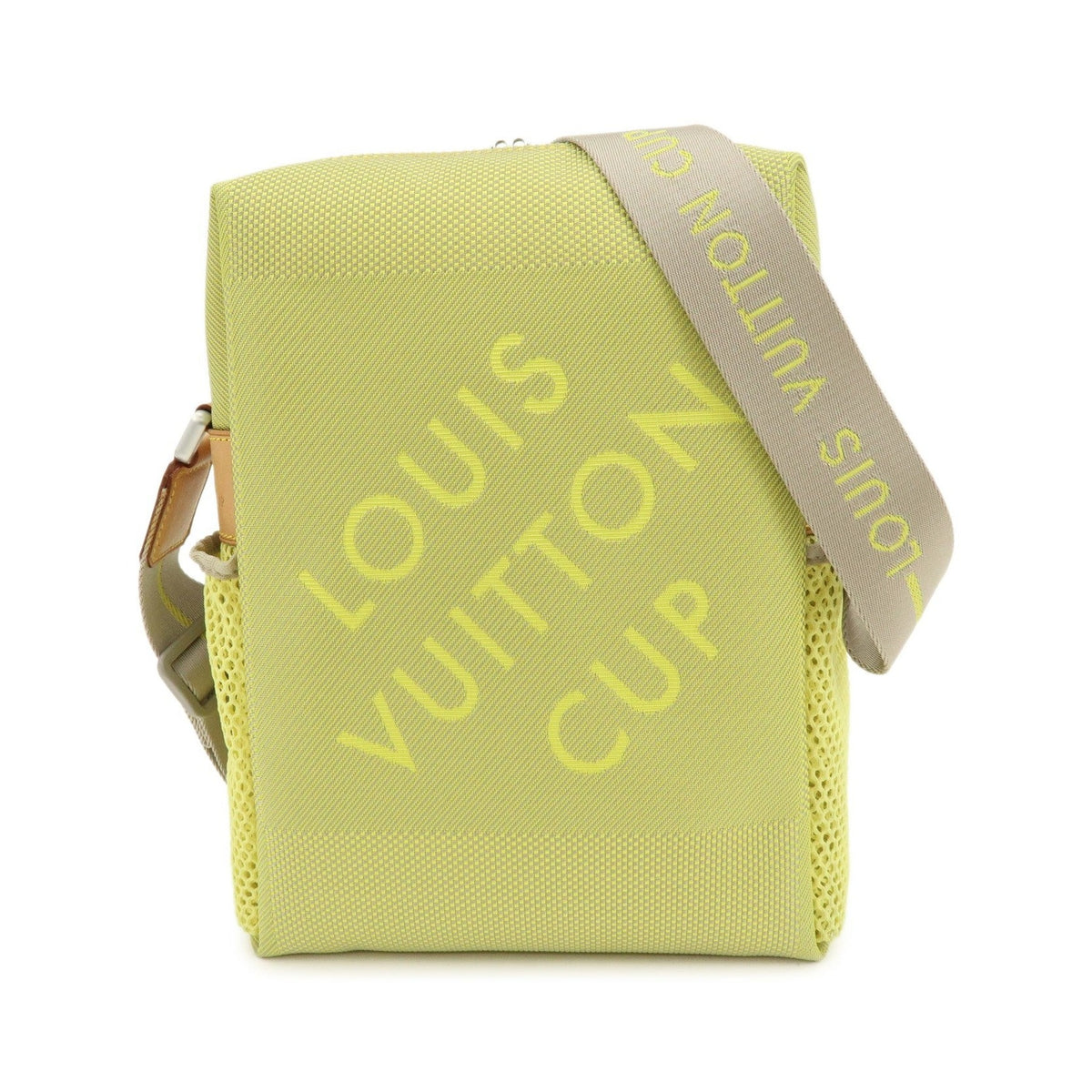 Louis Vuitton Cup Weathery Damier Geant Canvas, Green, Canvas, Handbag