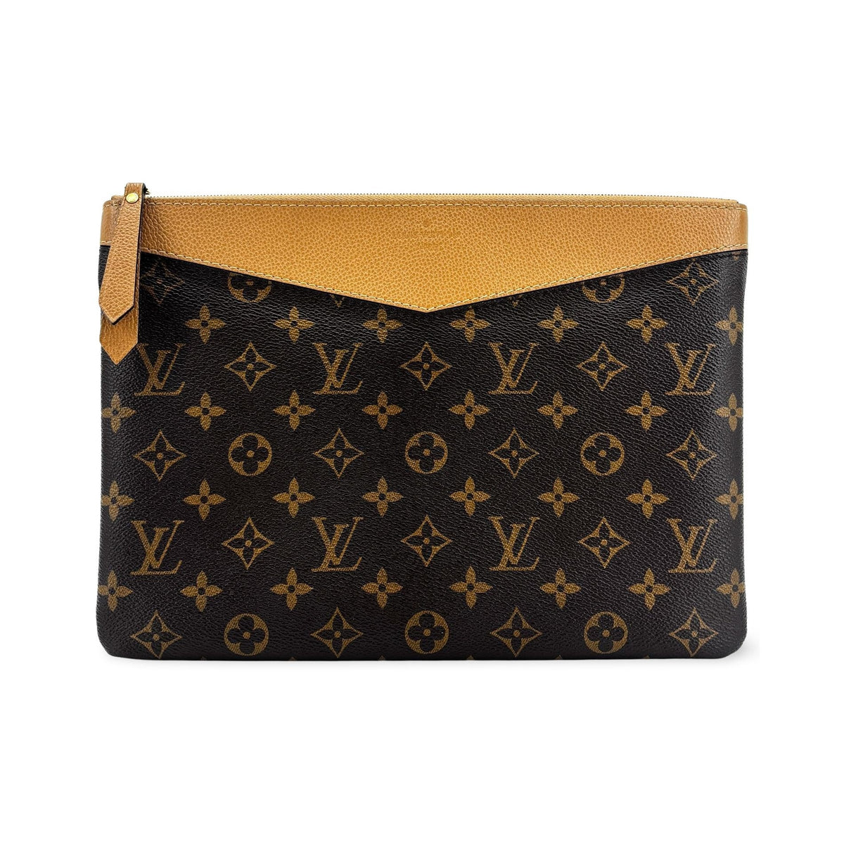 Louis Vuitton Daily Pouch Monogram Canvas, Brown, Canvas, Clutch