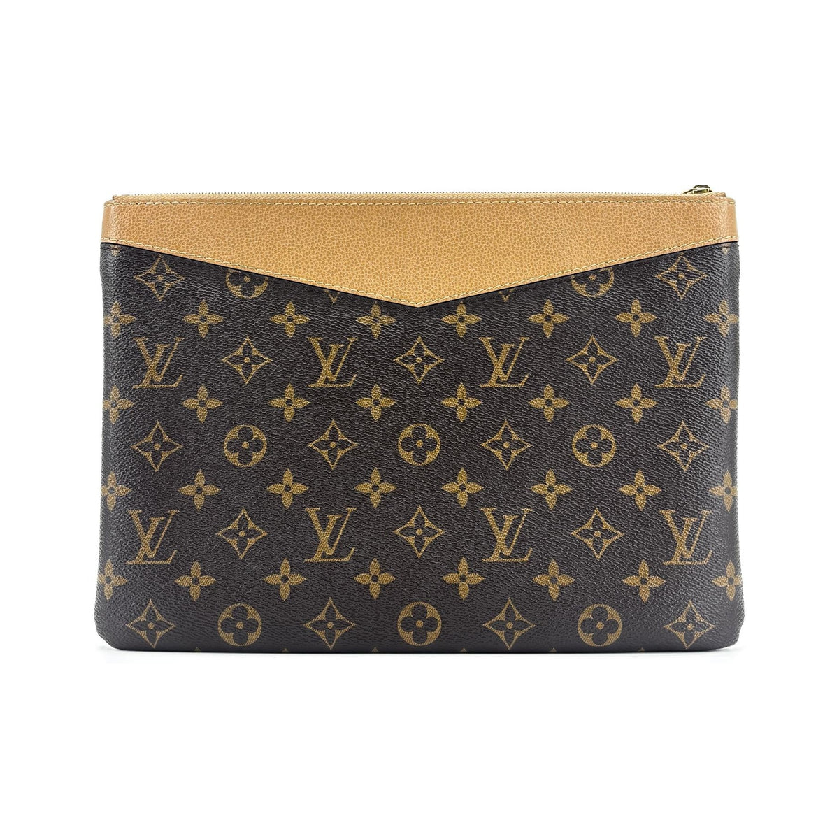 Louis Vuitton Daily Pouch Monogram Canvas, Brown, Canvas, Clutch