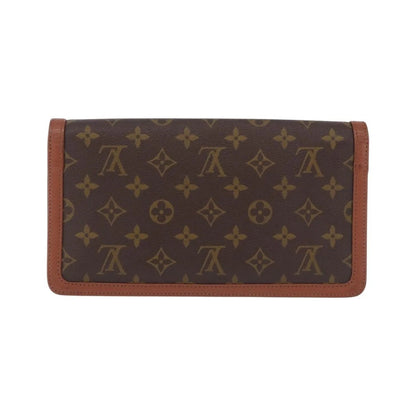 Louis Vuitton Dame Pochette Monogram Canvas, Brown, Canvas, Clutch