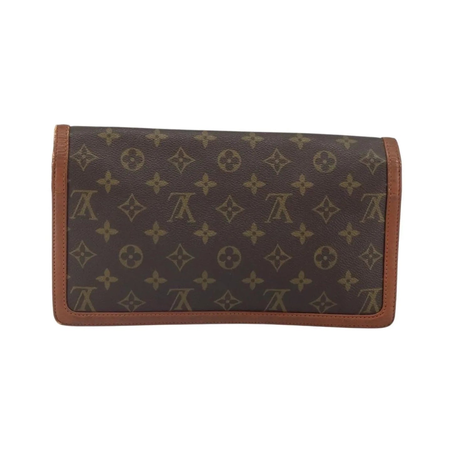 Louis Vuitton Dame Pochette Monogram Canvas, Brown, Canvas, Clutch