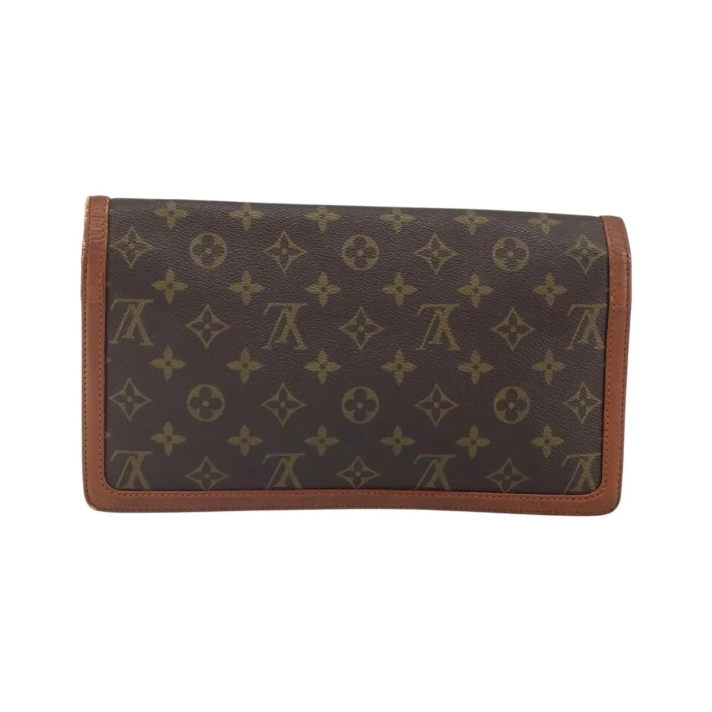Louis Vuitton Dame Pochette Monogram Canvas, Brown, Canvas, Clutch