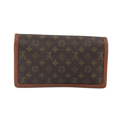 Louis Vuitton Dame Pochette Monogram Canvas, Brown, Canvas, Clutch