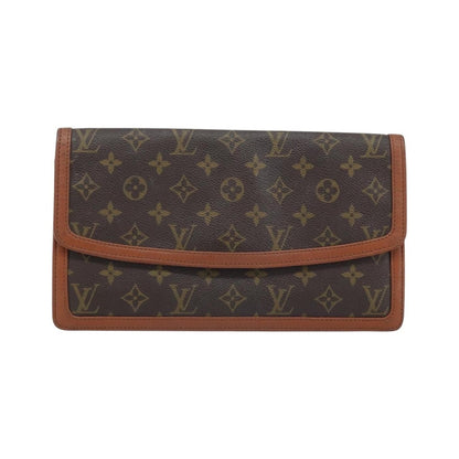 Louis Vuitton Dame Pochette Monogram Canvas, Brown, Canvas, Clutch