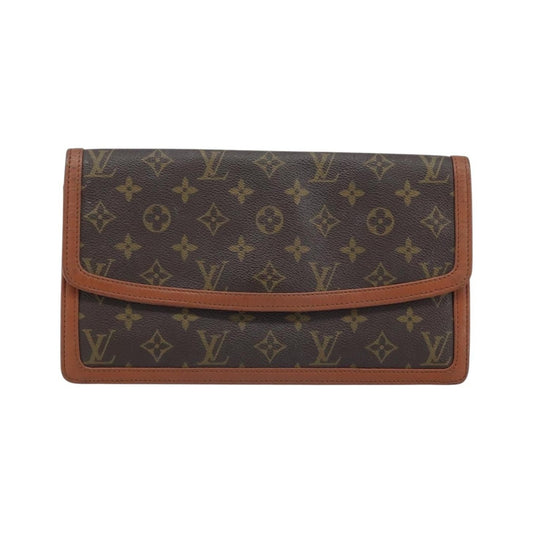 Louis Vuitton Dame Pochette Monogram Canvas, Brown, Canvas, Clutch