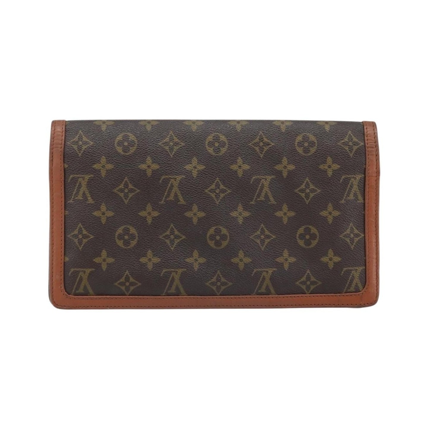 Louis Vuitton Dame Pochette Monogram Canvas, Brown, Canvas, Clutch