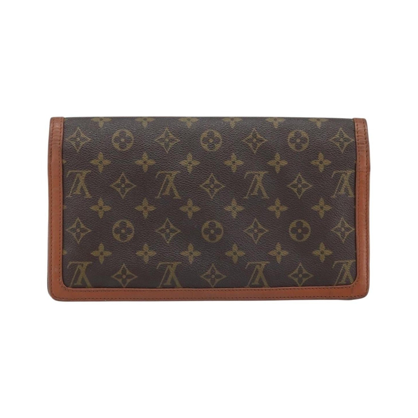 Louis Vuitton Dame Pochette Monogram Canvas, Brown, Canvas, Clutch