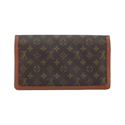 Louis Vuitton Dame Pochette Monogram Canvas, Brown, Canvas, Clutch
