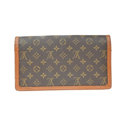 Louis Vuitton Dame Pochette Monogram Canvas, Brown, Leather, Clutch