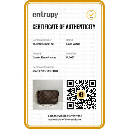 LOUIS VUITTON Damier Ebene Mini Pochette - Brandsamsara