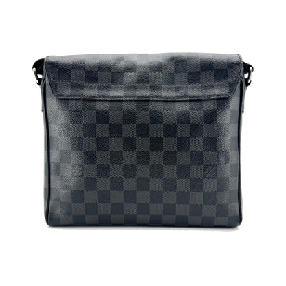Louis Vuitton Daniel Messenger Damier Graphite, Black, Canvas, Shoulder Bag
