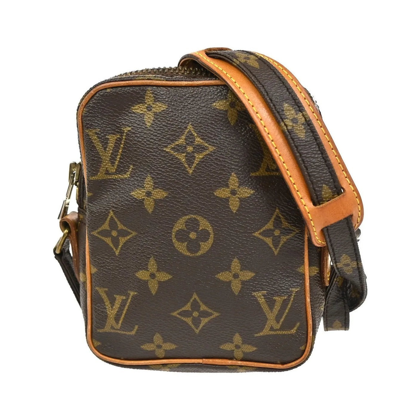 Louis Vuitton Danube Monogram, Brown, Canvas, Shoulder Bag