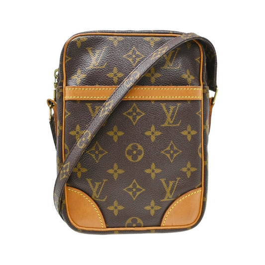 Louis Vuitton Danube Monogram, Brown, Canvas, Shoulder Bag