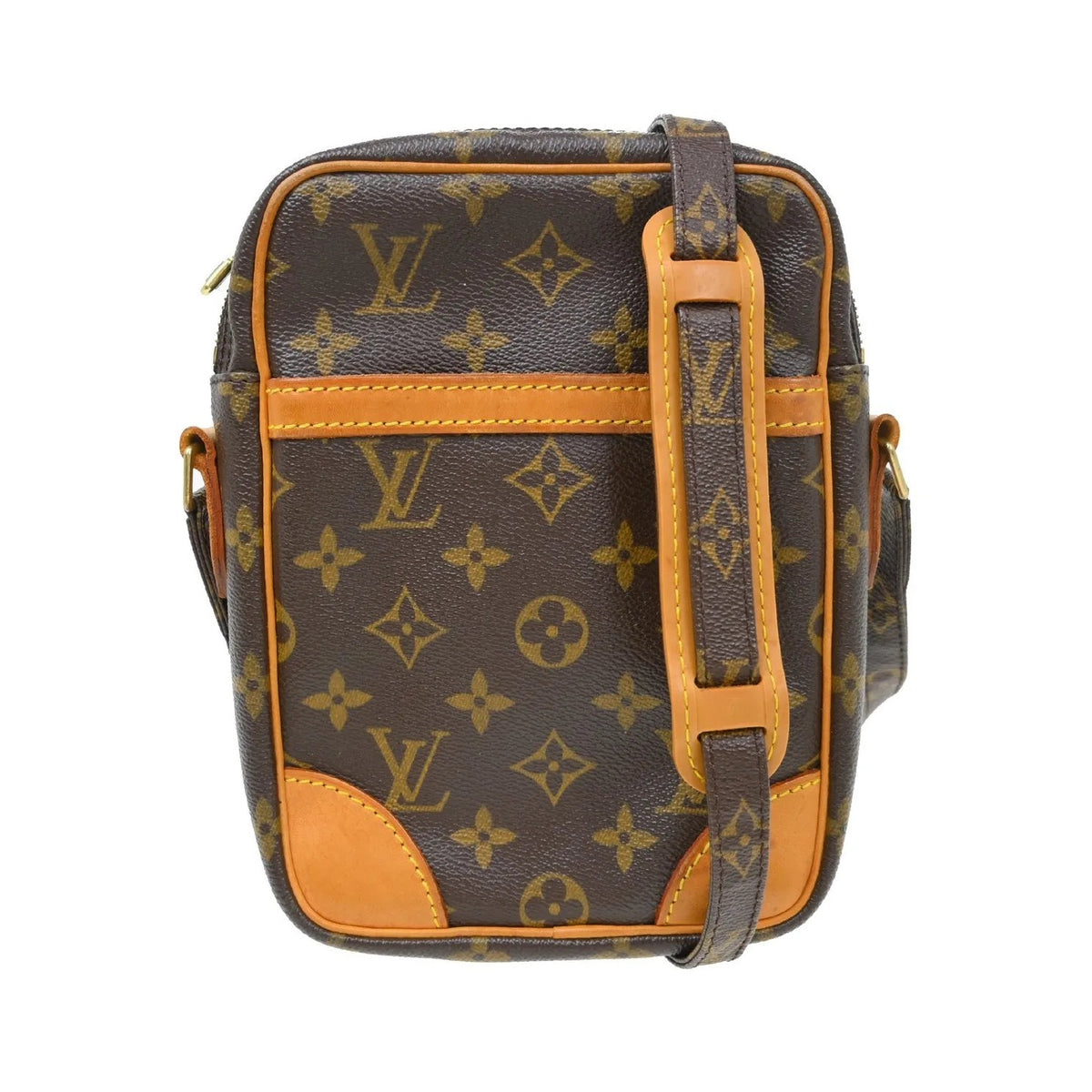 Louis Vuitton Danube Monogram Canvas, Brown, Canvas, Shoulder Bag
