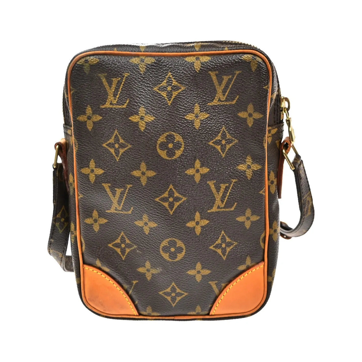 Louis Vuitton Danube Monogram Canvas, Brown, Canvas, Shoulder Bag