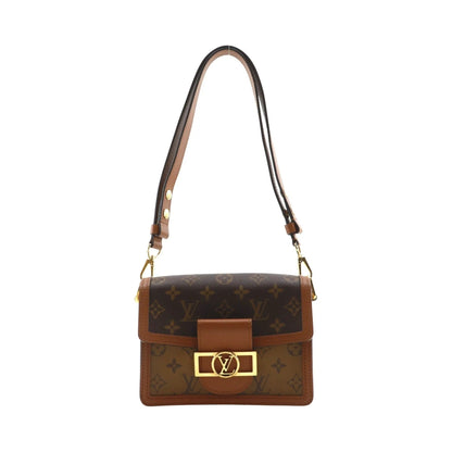 Louis Vuitton Dauphine Reverse Monogram Canvas, Brown, Canvas, Shoulder Bag
