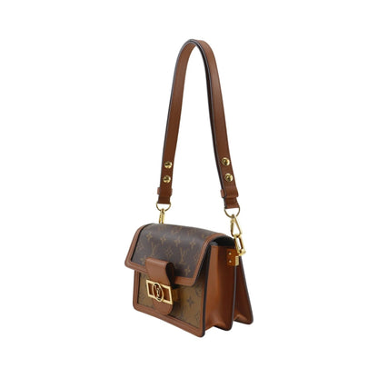 Louis Vuitton Dauphine Reverse Monogram Canvas, Brown, Canvas, Shoulder Bag