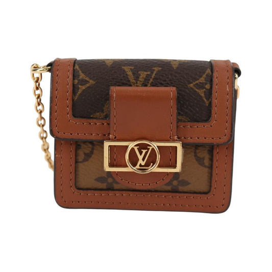 Louis Vuitton Dauphine Reverse Monogram Canvas, Brown, Canvas, Clutch