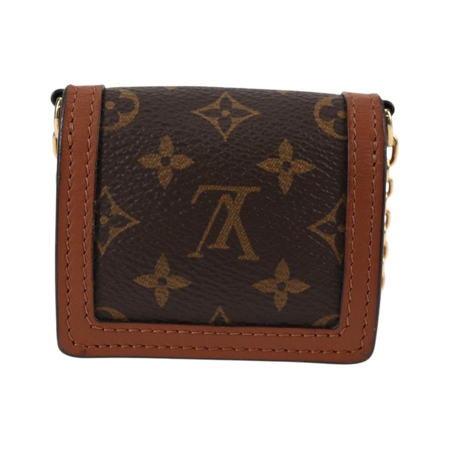 Louis Vuitton Dauphine Reverse Monogram Canvas, Brown, Canvas, Clutch