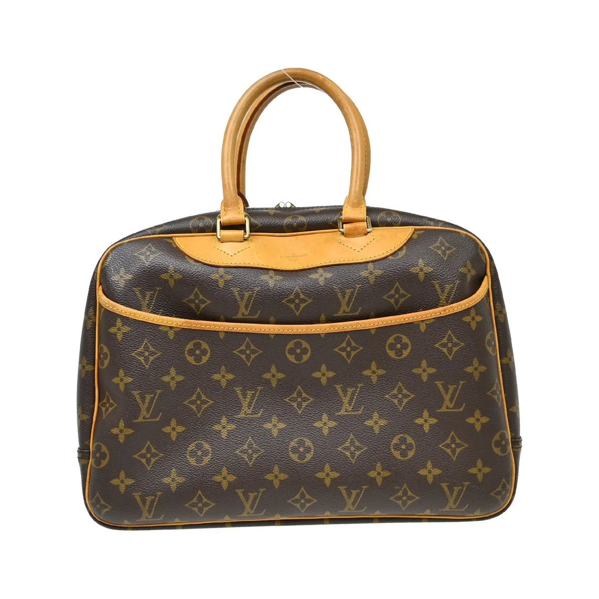 Louis Vuitton Deauville Monogram, Brown, Canvas, Handbag
