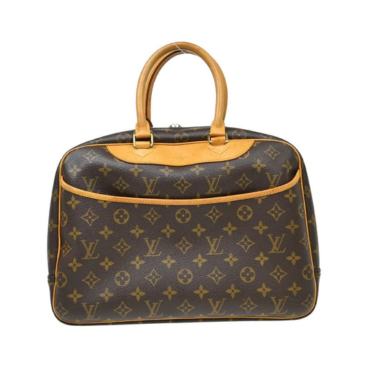 Louis Vuitton Deauville Monogram, Brown, Canvas, Handbag