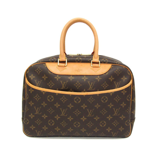 Louis Vuitton Deauville Monogram, Brown, Canvas, Handbag