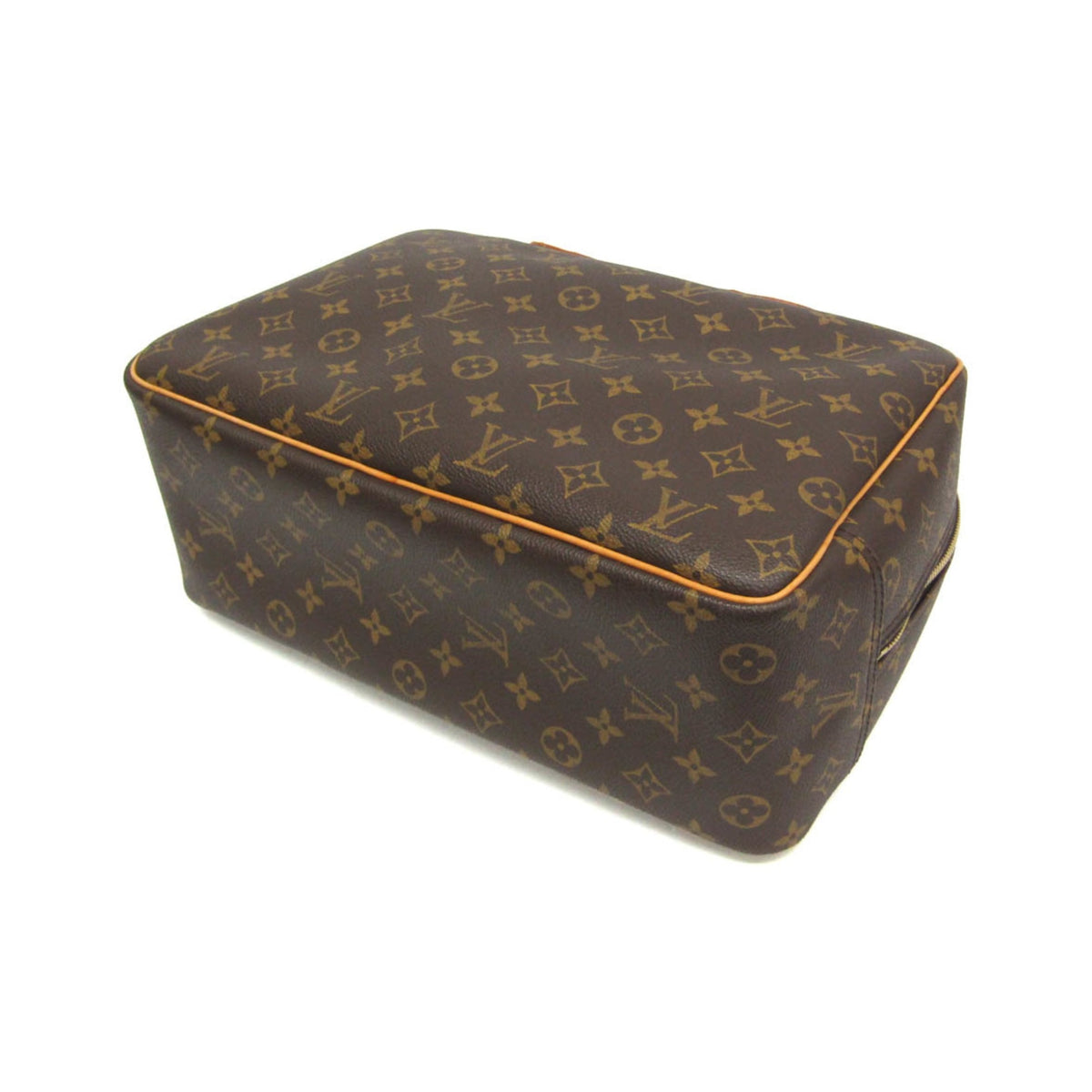 Louis Vuitton Deauville Monogram, Brown, Canvas, Handbag