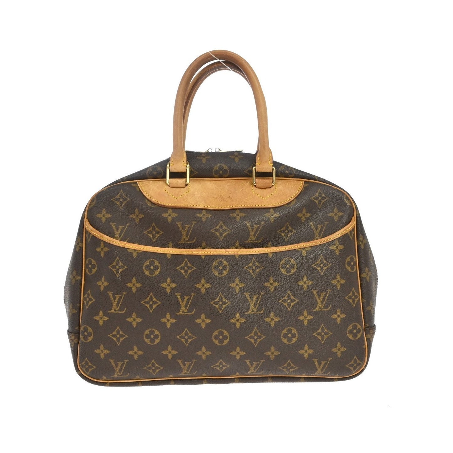 Louis Vuitton Deauville Monogram, Brown, Canvas, Handbag