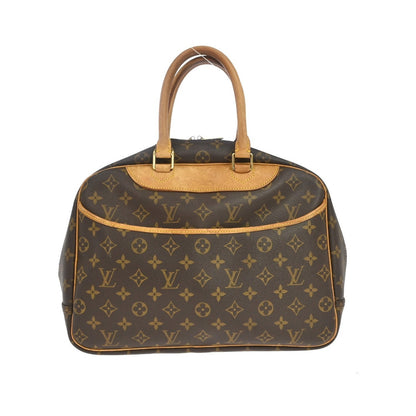 Louis Vuitton Deauville Monogram, Brown, Canvas, Handbag