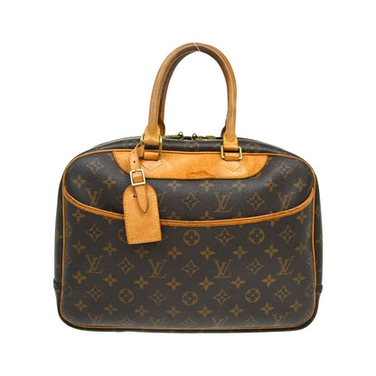 Louis Vuitton Deauville Monogram, Brown, Canvas, Handbag