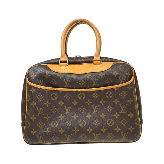 Louis Vuitton Deauville Monogram, Brown, Canvas, Handbag