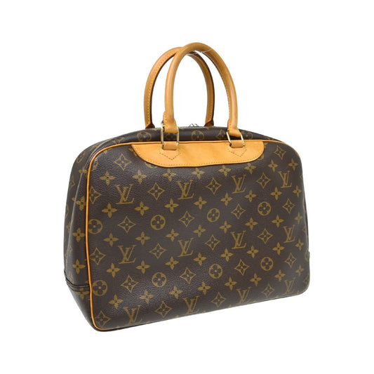 Louis Vuitton Deauville Monogram, Brown, Canvas, Handbag