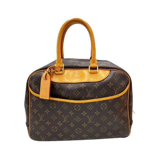 Louis Vuitton Deauville Monogram Canvas, Brown, Canvas, Handbag