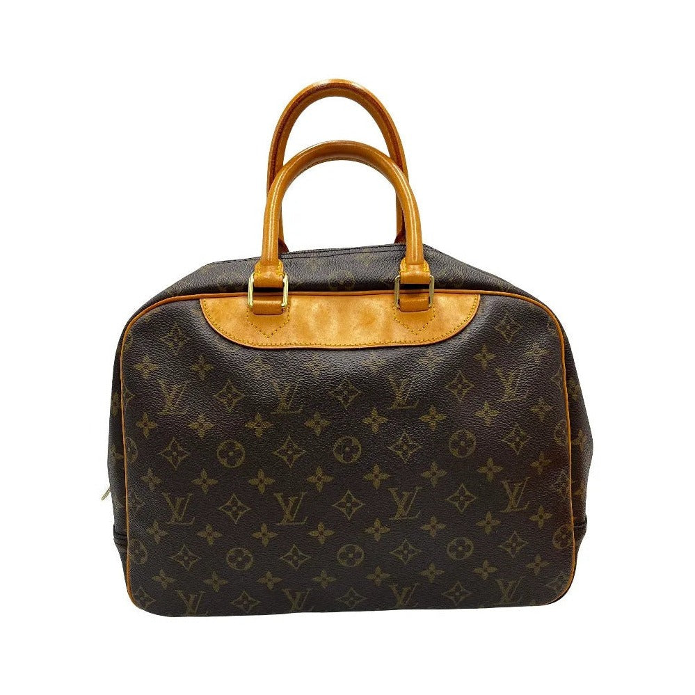 Louis Vuitton Deauville Monogram Canvas, Brown, Canvas, Handbag