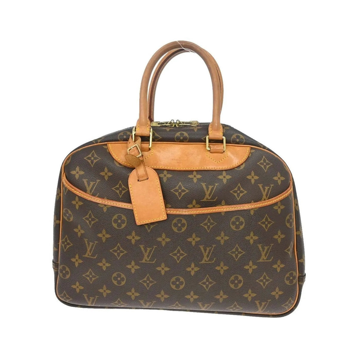 Louis Vuitton Deauville Monogram Canvas, Brown, Canvas, Handbag